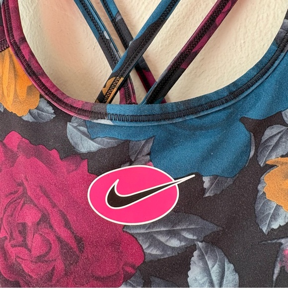 🎁5/$25 Nike Dark Floral Print Sports Bra - Picture 3 of 7